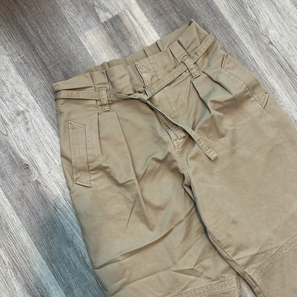 Madewell Tan Paperbag Waist Chino Pants - Picture 3 of 8